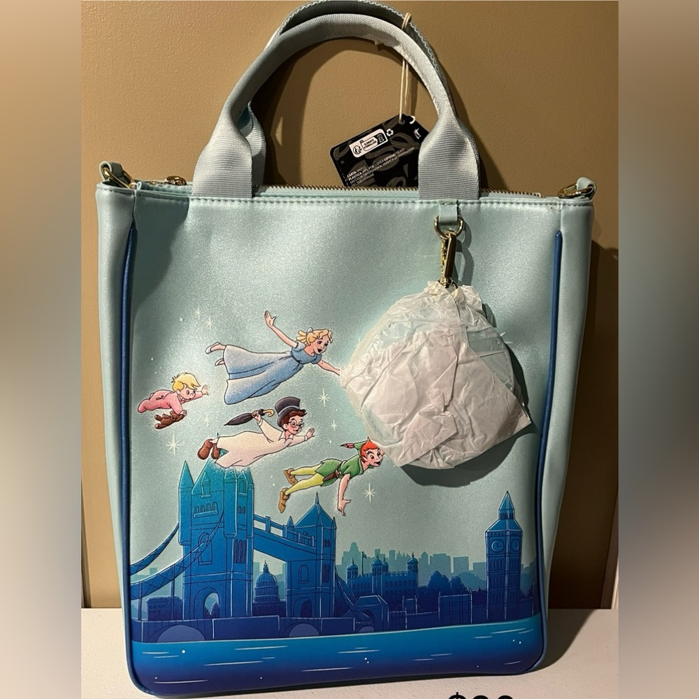 Loungefly Peter Pan & Tinker Bell Tote Bag